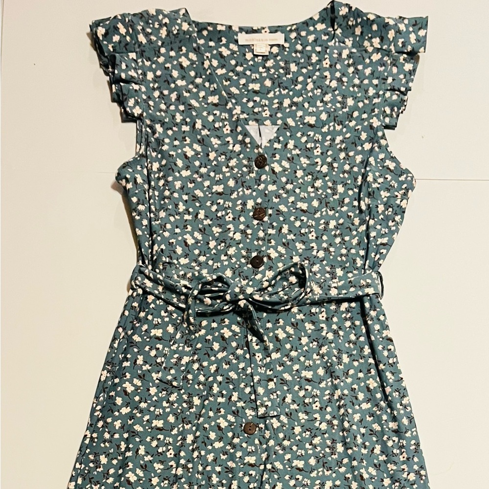 Monteau Black and White Sleeveless Sundress